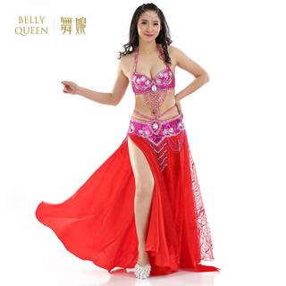 Dancewear Polyester Belly Dance Costumes For Ladies More Colors